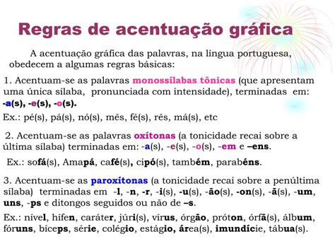 Acentuação gráfica: regras gerais e exemplos .